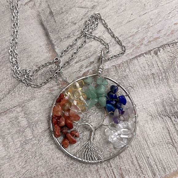 NEW! Tree Of Life Colorful Necklace❤️ - Picture 7 of 7